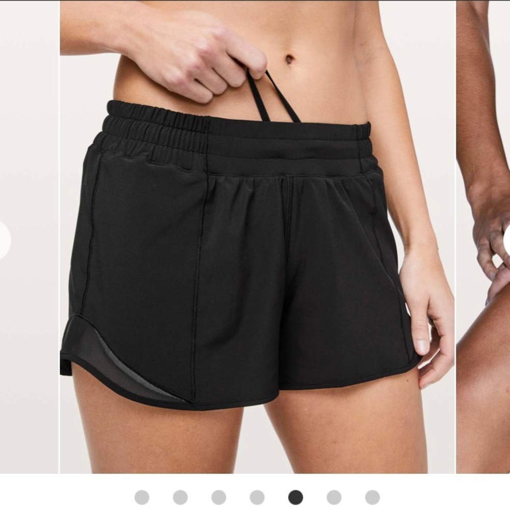 Lululemon Hotty Hot Short, long, size 6, black.